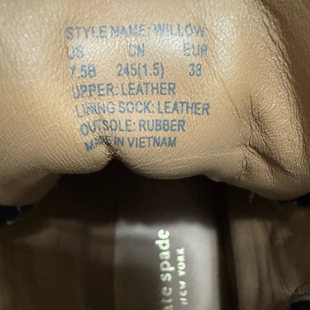 Kate Spade Willow Genuine Shearling Wedge Bootie 
S/ 7.5 - Picture 16 of 17